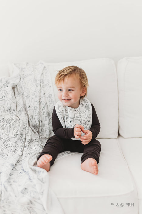 The Very Hungry Caterpillar 'Snacks' Organic 2-Layer Reversible Bib