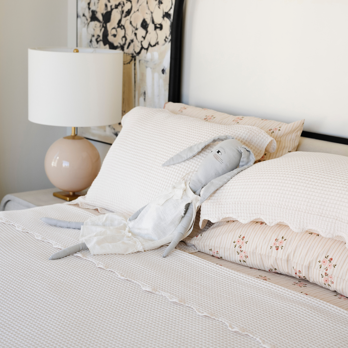 Wholesale Waffle Knit Coverlet Set