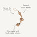 Silicone Pacifier Clip | Mila - Nature Baby Outfitter