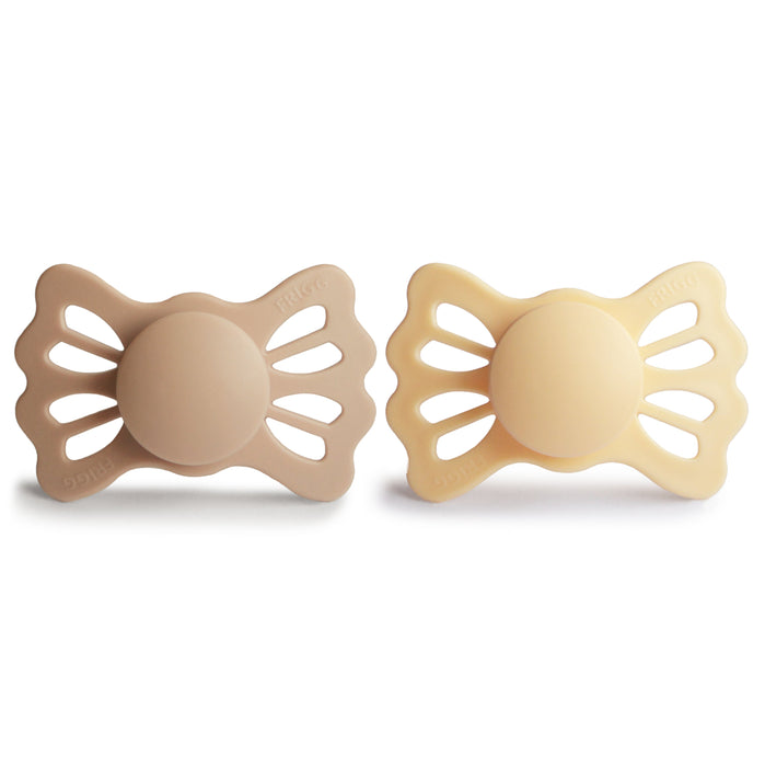FRIGG Lucky Symmetrical Silicone Pacifier 2-Pack (6-18 Months) - Nature Baby Outfitter