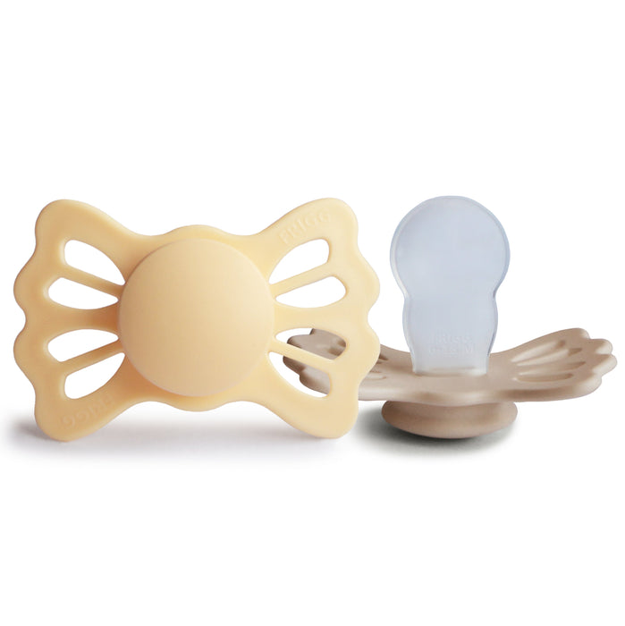 FRIGG Lucky Symmetrical Silicone Pacifier 2-Pack (6-18 Months) - Nature Baby Outfitter