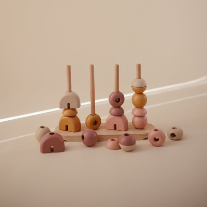 Wooden Multi Shape Stacker - Nature Baby Outfitter