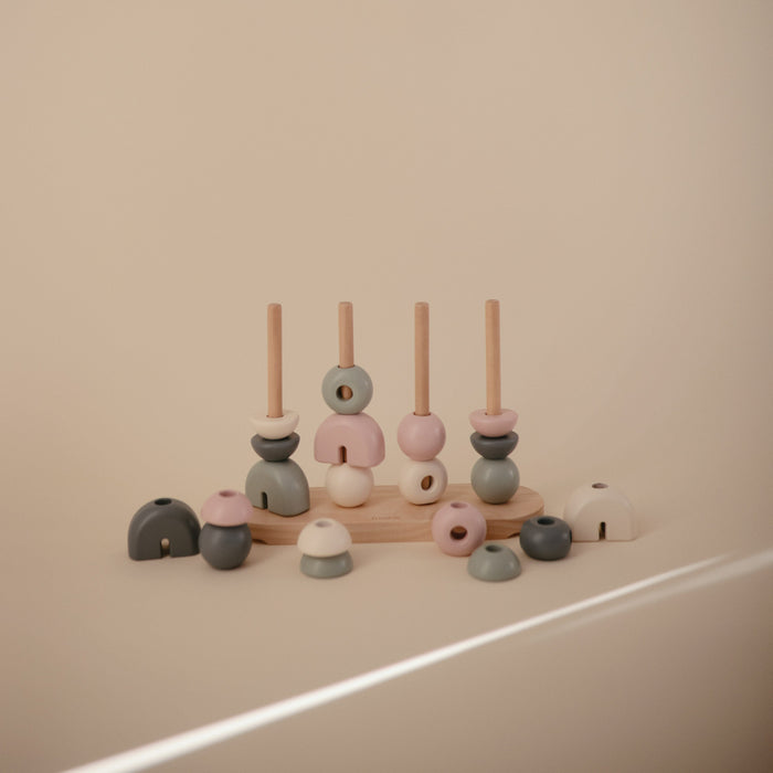 Wooden Multi Shape Stacker - Nature Baby Outfitter