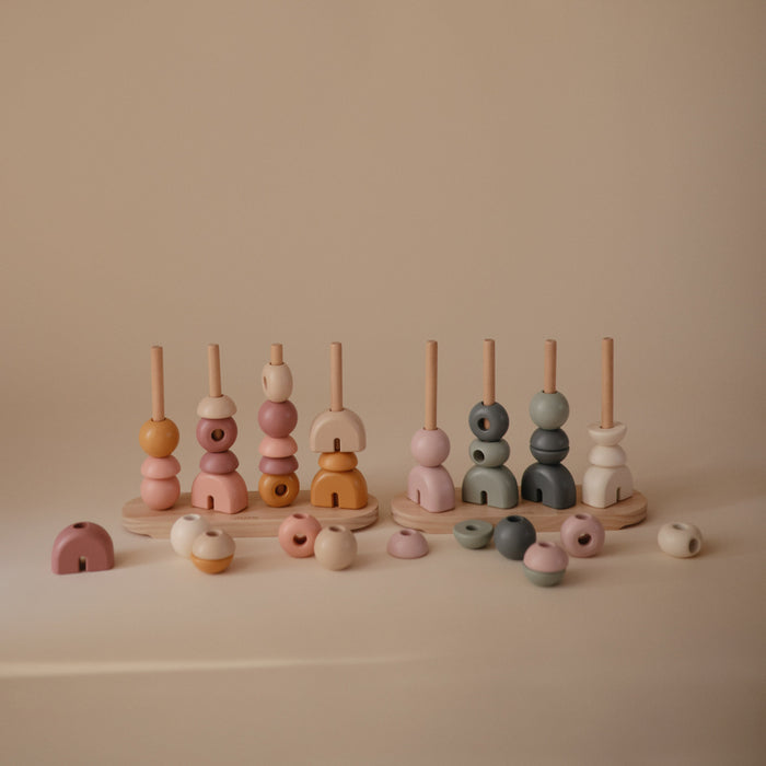 Wooden Multi Shape Stacker - Nature Baby Outfitter