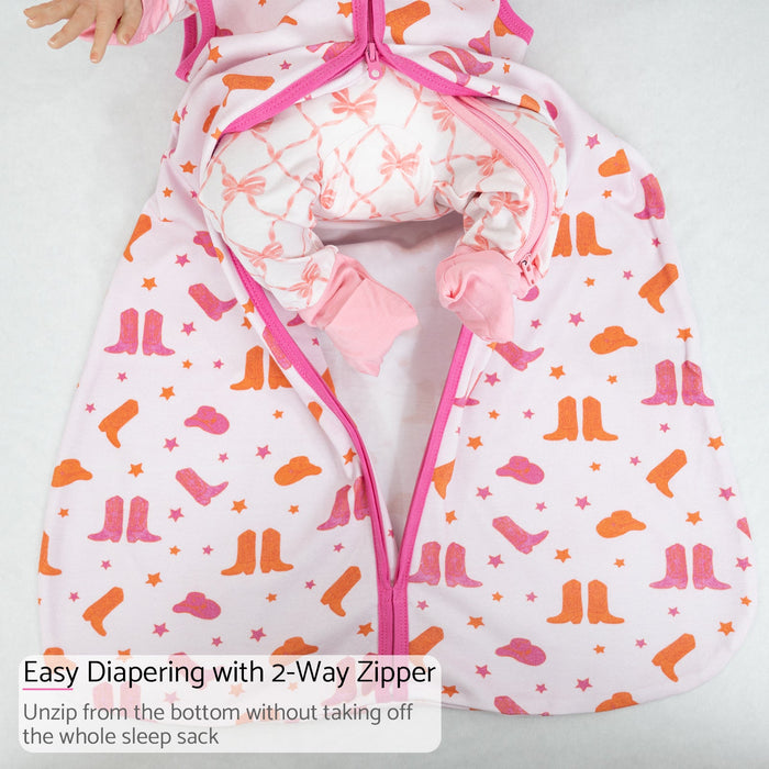 Life is Better in Pink Boots Sleep Sack