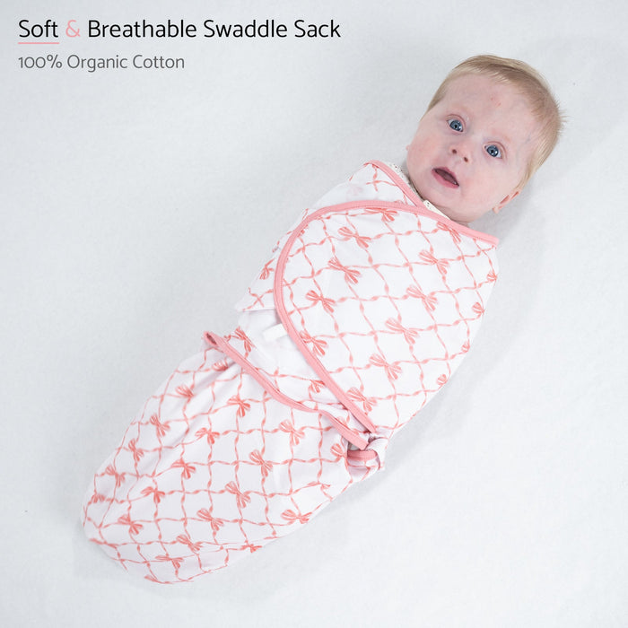 Beautiful Bows Swaddle Sack