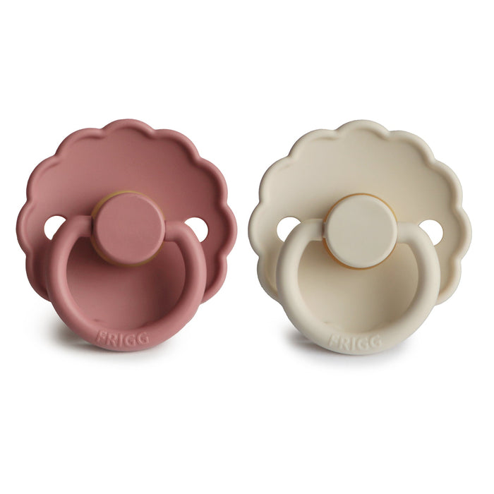 FRIGG Daisy Natural Rubber Pacifier 2-Pack - Nature Baby Outfitter