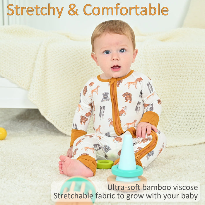 Doggone Cute Zipper One Piece Pajama