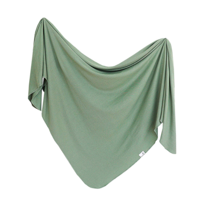Clover Large Premium Rib Knit Swaddle Blanket