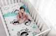 Dive In Organic Standard Size Crib Sheet - Nature Baby Outfitter