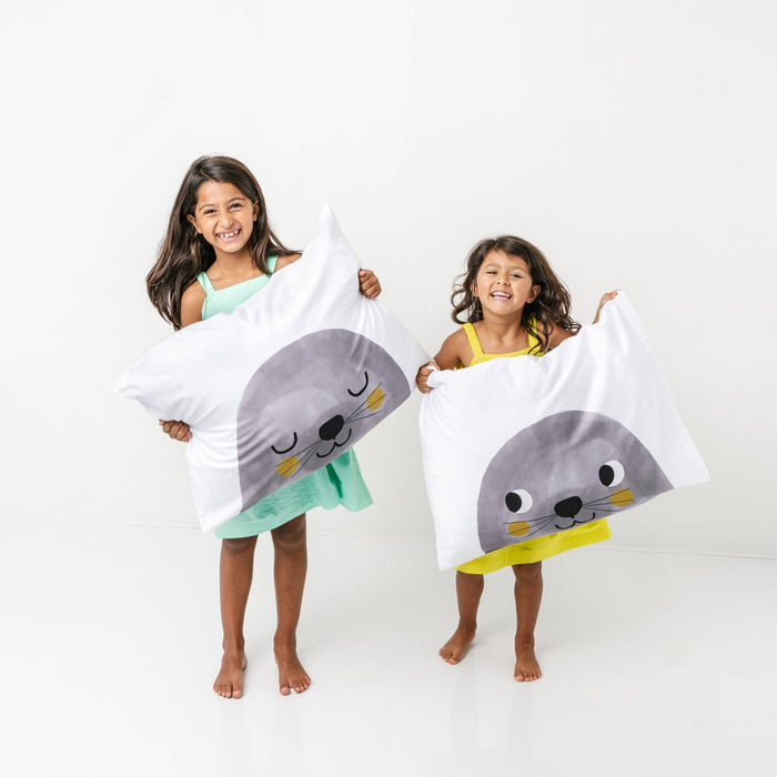 2-pack Seal Standard Size Pillowcases - Nature Baby Outfitter