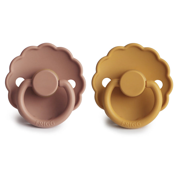 FRIGG Daisy Natural Rubber Pacifier 2-Pack - Nature Baby Outfitter