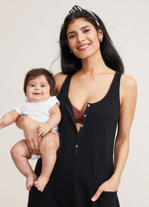 Black 24/7 Feeding Jumpsuit