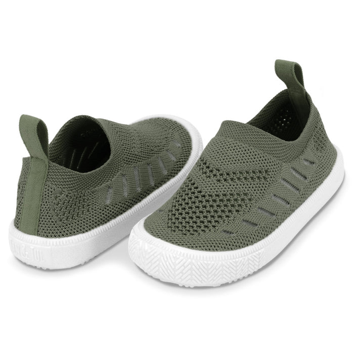 Army Green Breeze Knit Shoes