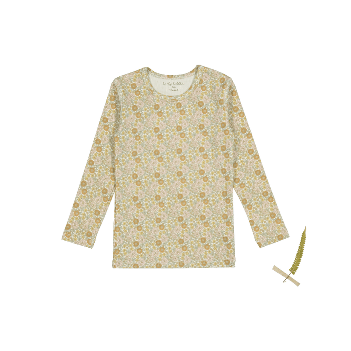 The Printed Long Sleeve Tee - Meadow