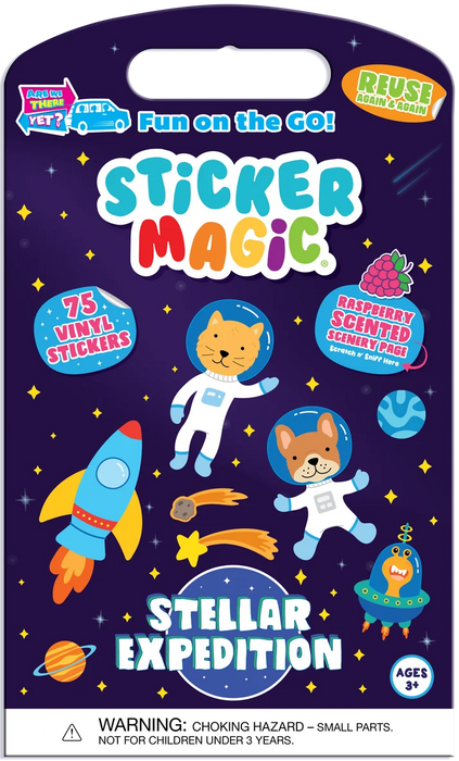 STICKER MAGIC™ – REUSABLE SCENTED STICKER ACTIVITY SET