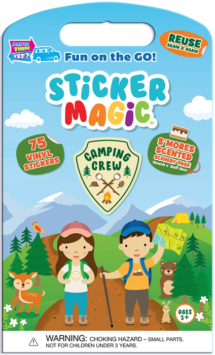 STICKER MAGIC™ – REUSABLE SCENTED STICKER ACTIVITY SET