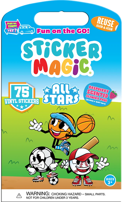 STICKER MAGIC™ – REUSABLE SCENTED STICKER ACTIVITY SET