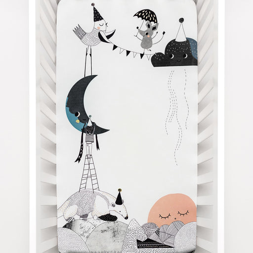 The Moon's Birthday Standard Size Crib Sheet - Nature Baby Outfitter
