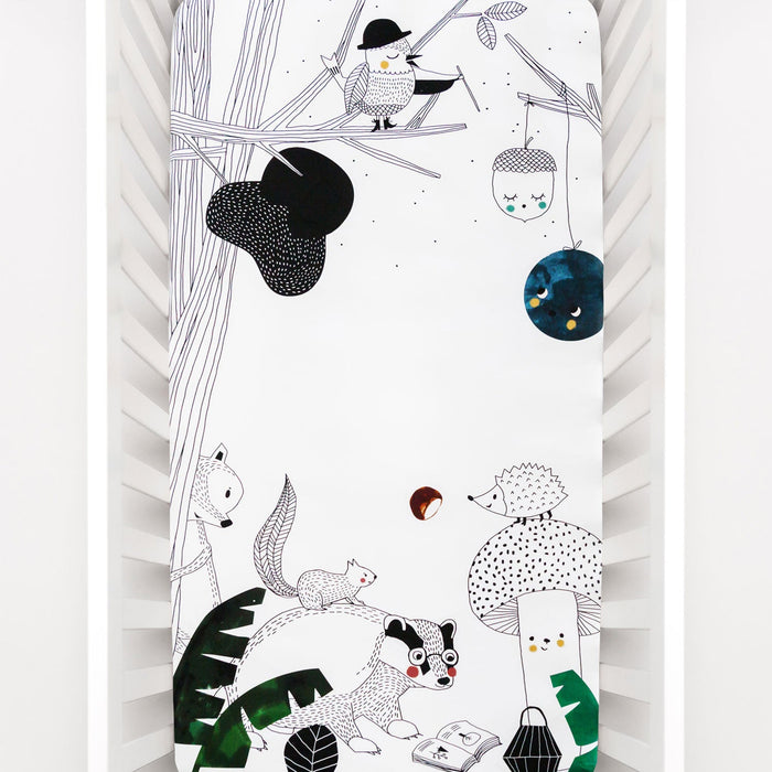 Woodland Dreams Standard Size Crib Sheet - Nature Baby Outfitter