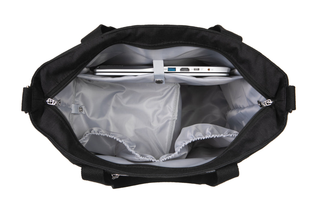 Sarah Wells Suzy Breast Pump Tote - Lightweight Portable Pump Tote with Side Pocket for Wearable & Compact Pumps
