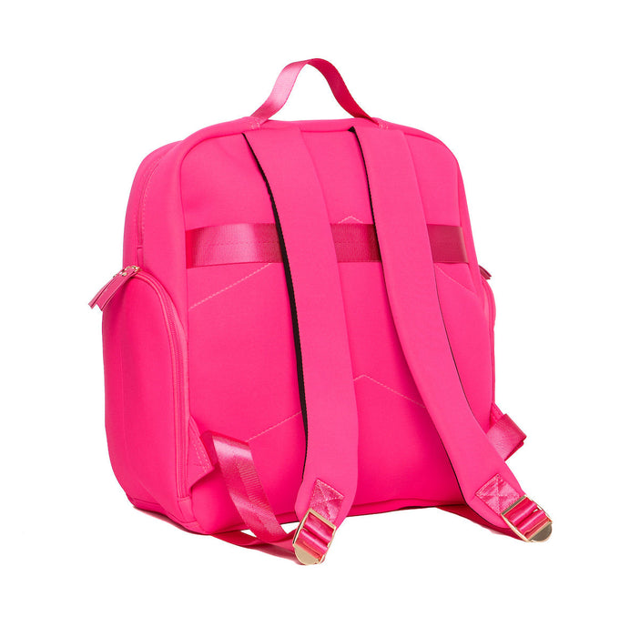 Sarah Wells Fiona Breast Pump Backpack – Neoprene, Machine Washable Bag with Insulated Storage, Laptop Sleeve & Straps