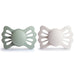 FRIGG Lucky Symmetrical Silicone Pacifier 2-Pack (6-18 Months) - Nature Baby Outfitter