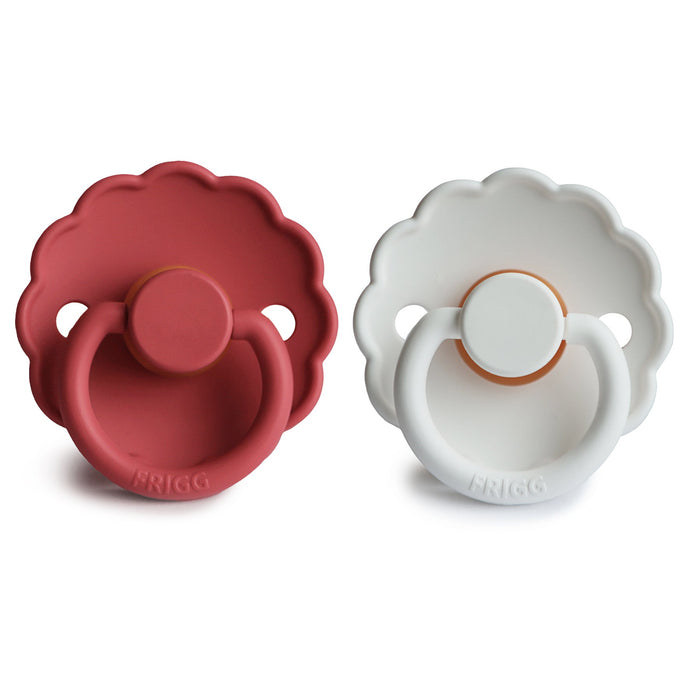 FRIGG Daisy Natural Rubber Pacifier 2-Pack - Nature Baby Outfitter