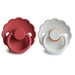 FRIGG Daisy Natural Rubber Pacifier 2-Pack - Nature Baby Outfitter