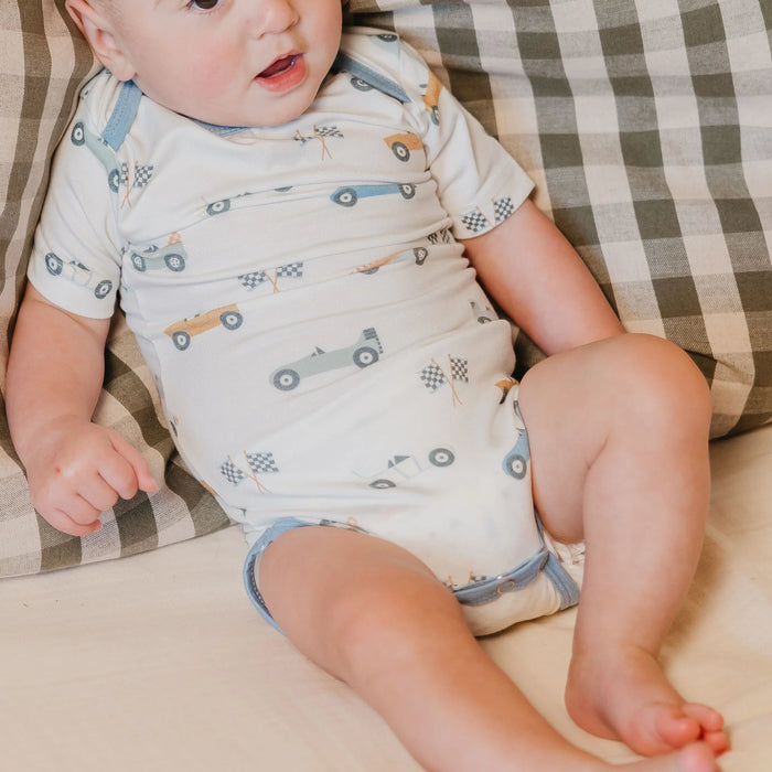 Speedster Short Sleeve Bodysuit - Nature Baby Outfitter