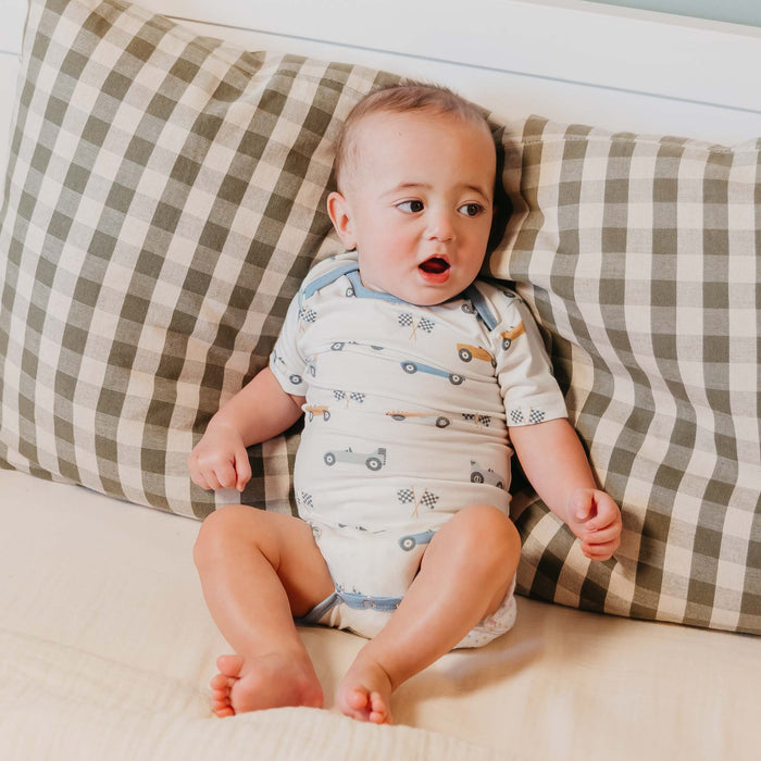 Speedster Short Sleeve Bodysuit - Nature Baby Outfitter