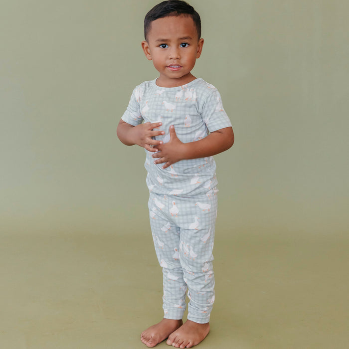 Baker 2pc Short Sleeve Pajamas with Pants
