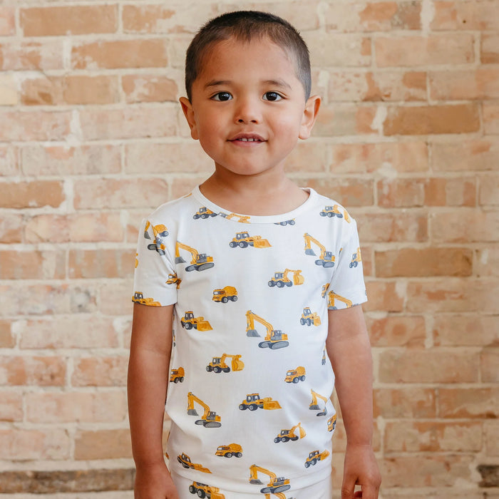 Dozer Bamboo Two-Piece Short Sleeve Pajamas
