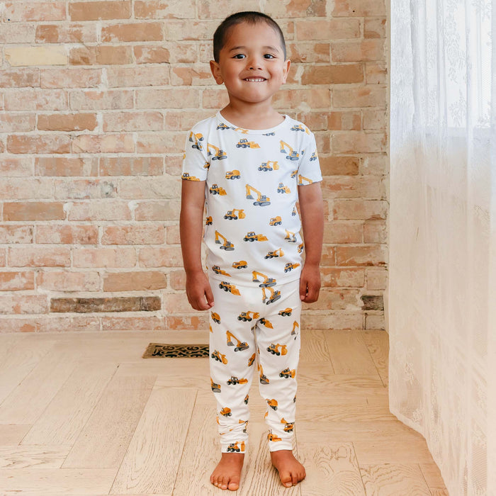 Dozer Bamboo Two-Piece Short Sleeve Pajamas