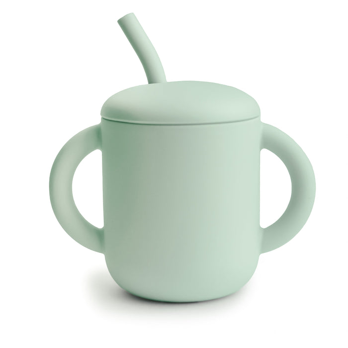 Silicone Training Cup + Straw - Nature Baby Outfitter