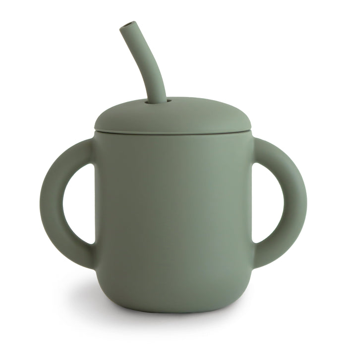Silicone Training Cup + Straw - Nature Baby Outfitter