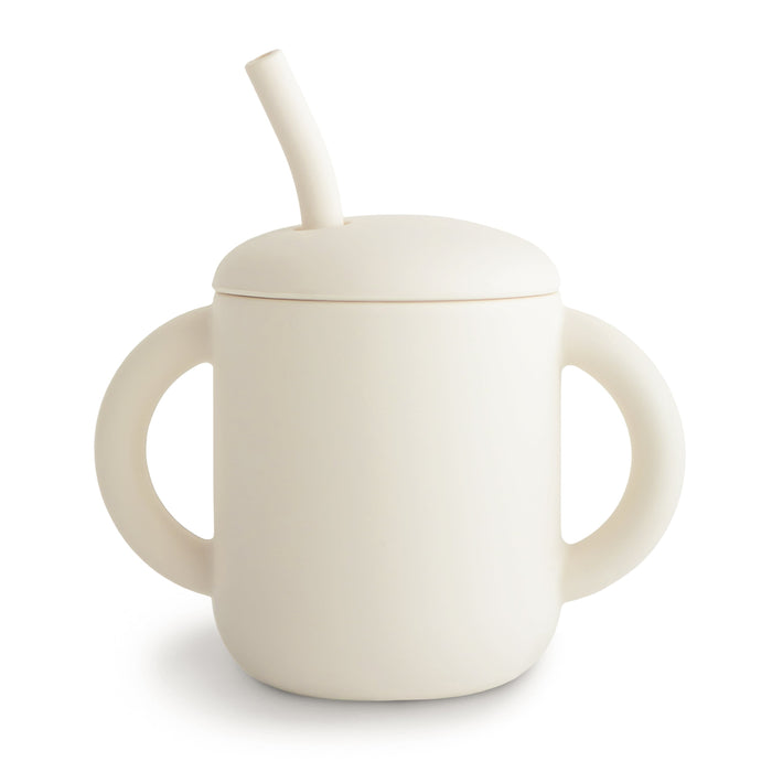 Silicone Training Cup + Straw - Nature Baby Outfitter