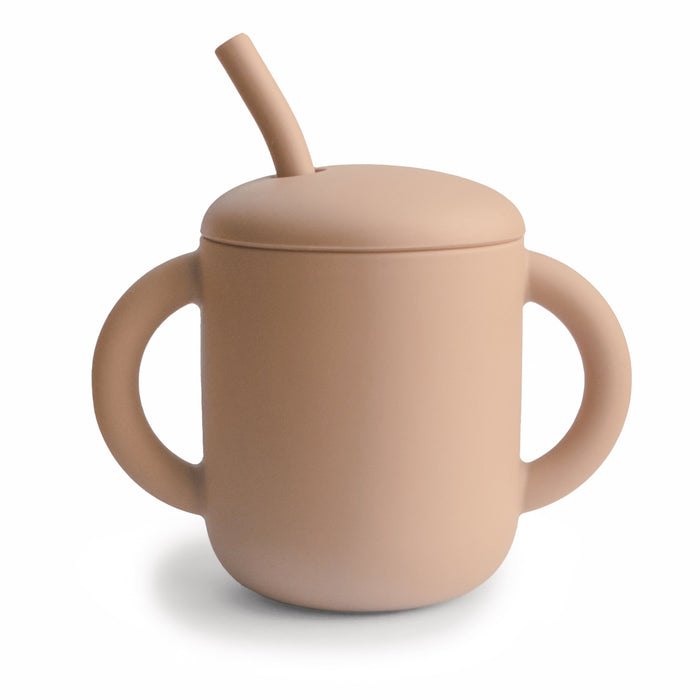 Silicone Training Cup + Straw - Nature Baby Outfitter