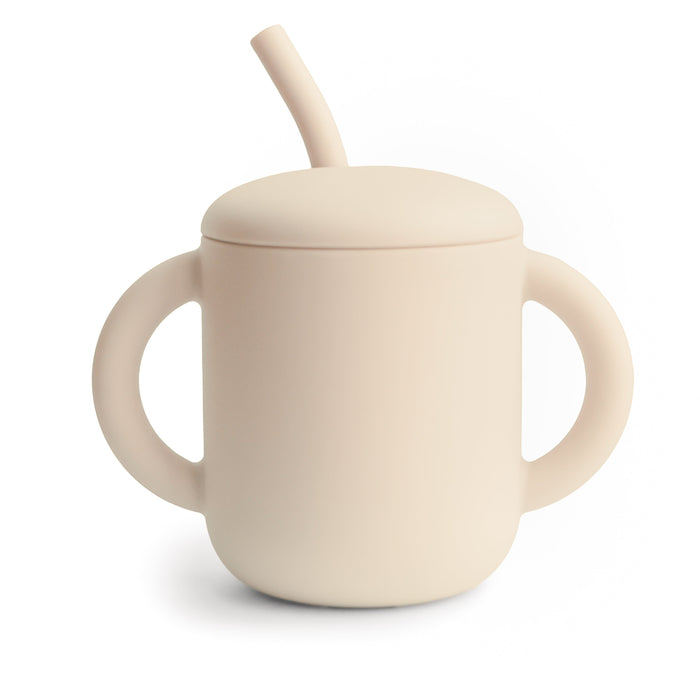 Silicone Training Cup + Straw - Nature Baby Outfitter