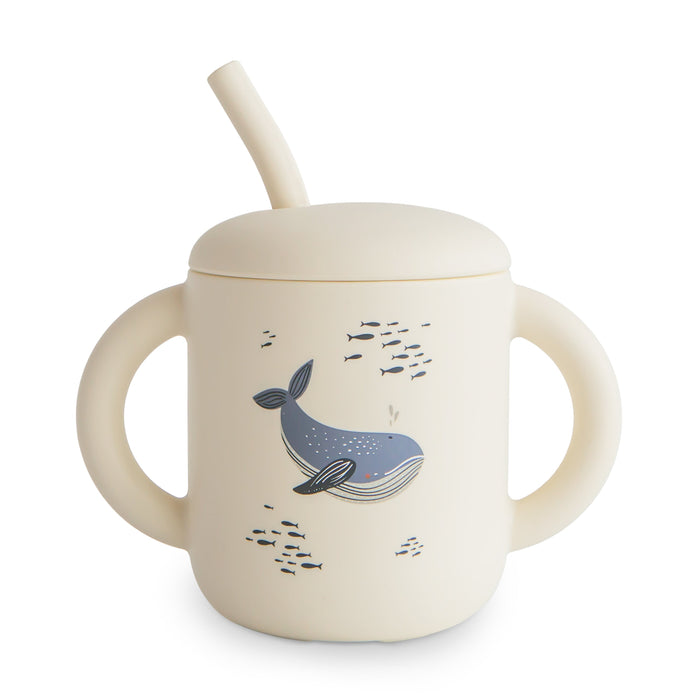 Silicone Training Cup + Straw - Nature Baby Outfitter
