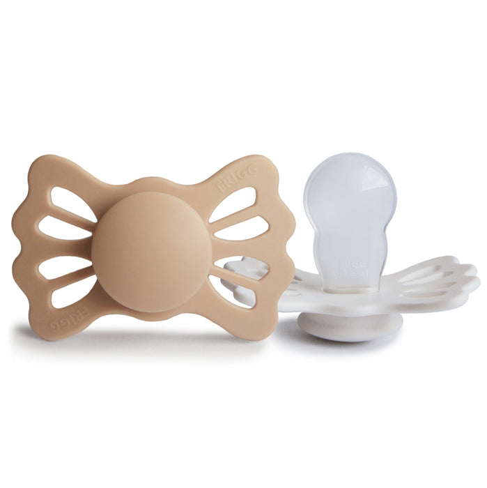 FRIGG Lucky Symmetrical Silicone Pacifier 2-Pack (6-18 Months) - Nature Baby Outfitter