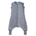 2-LAYER MERINO WOOL SLEEP SACK WITH OPEN LEGS - silver gray - Nature Baby Outfitter