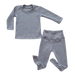 Merino Thermal Base-layer Set  - silver gray - Nature Baby Outfitter