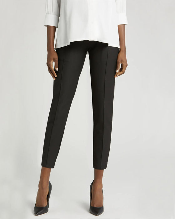 Slim Leg Maternity Work Pants in Black - Nature Baby Outfitter