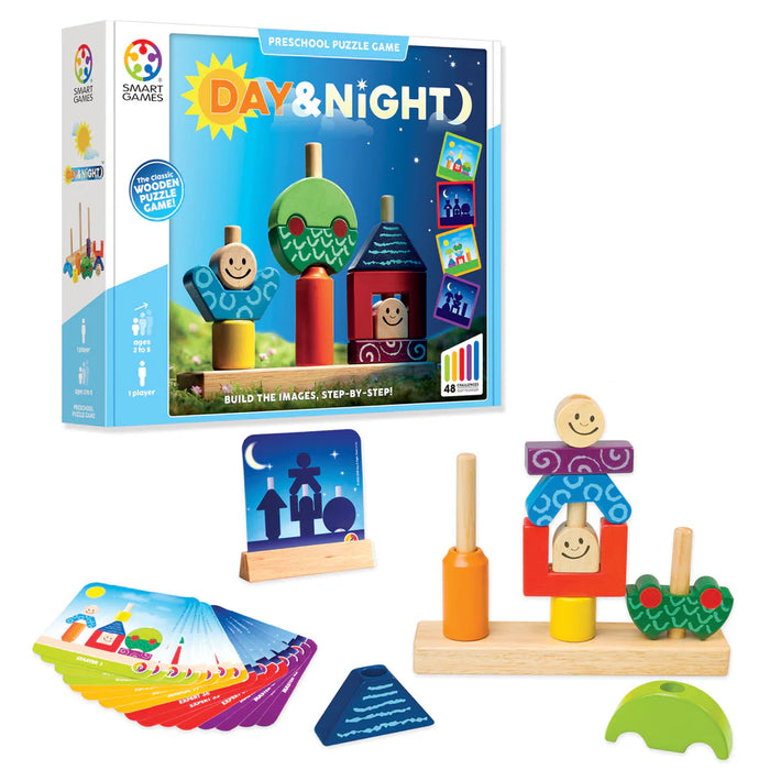 Day & Night Wooden Puzzle Game