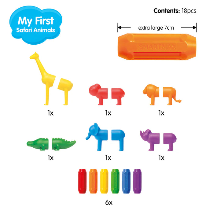 My First Safari Animals Magnetic STEM Set