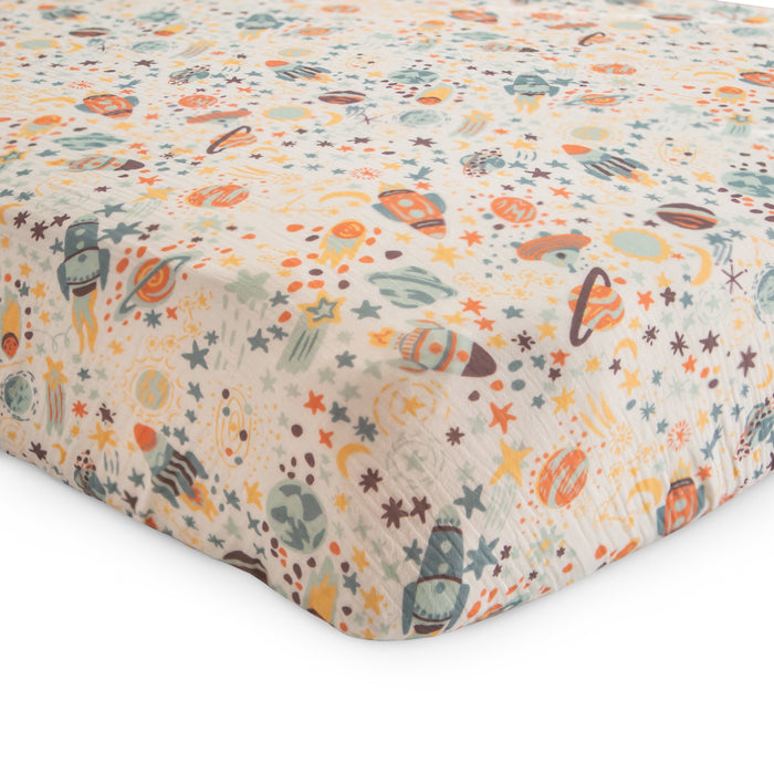 Extra Soft Muslin Crib Sheet - Nature Baby Outfitter