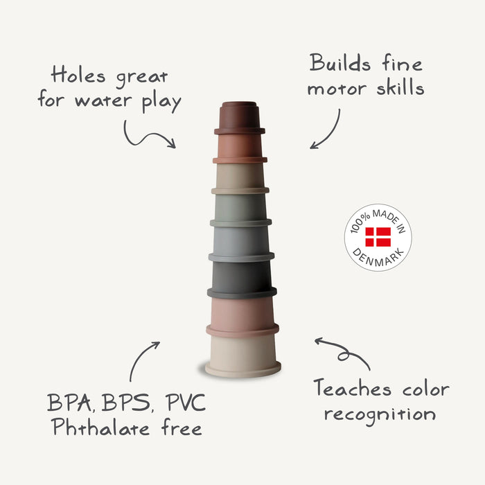 Stacking Cups Toy - Nature Baby Outfitter
