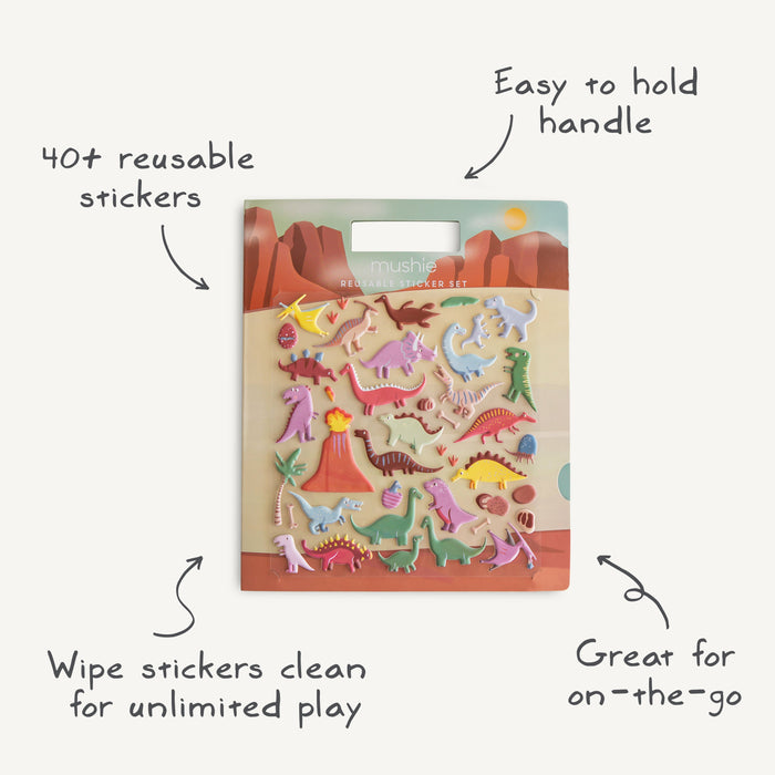 Reusable Dino Sticker Set - Nature Baby Outfitter