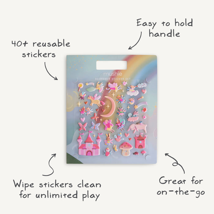 Reusable Fairies Sticker Set - Nature Baby Outfitter